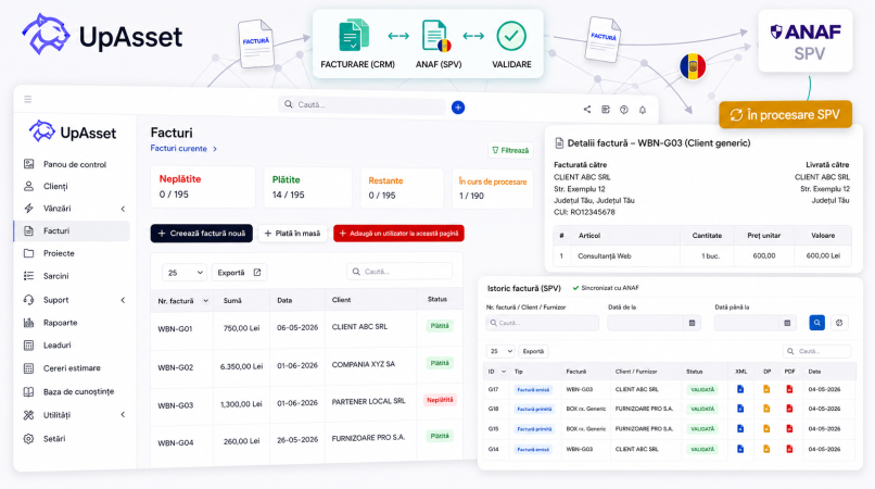 Modul e-Factura Perfex CRM: Integrare ANAF SPV și Automatizare Completă